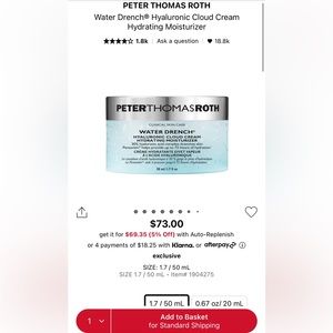 Peter Thomas Roth Moisturizer